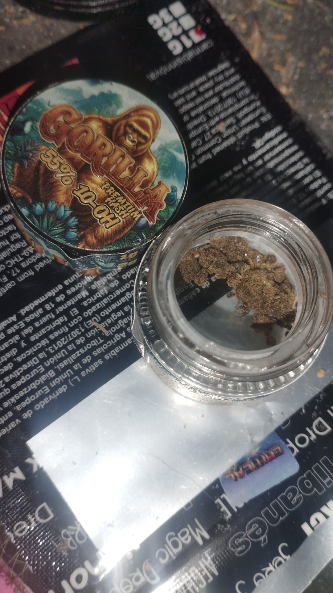 Imagen de Gorilla Premium Hash · 10-OH 55 %